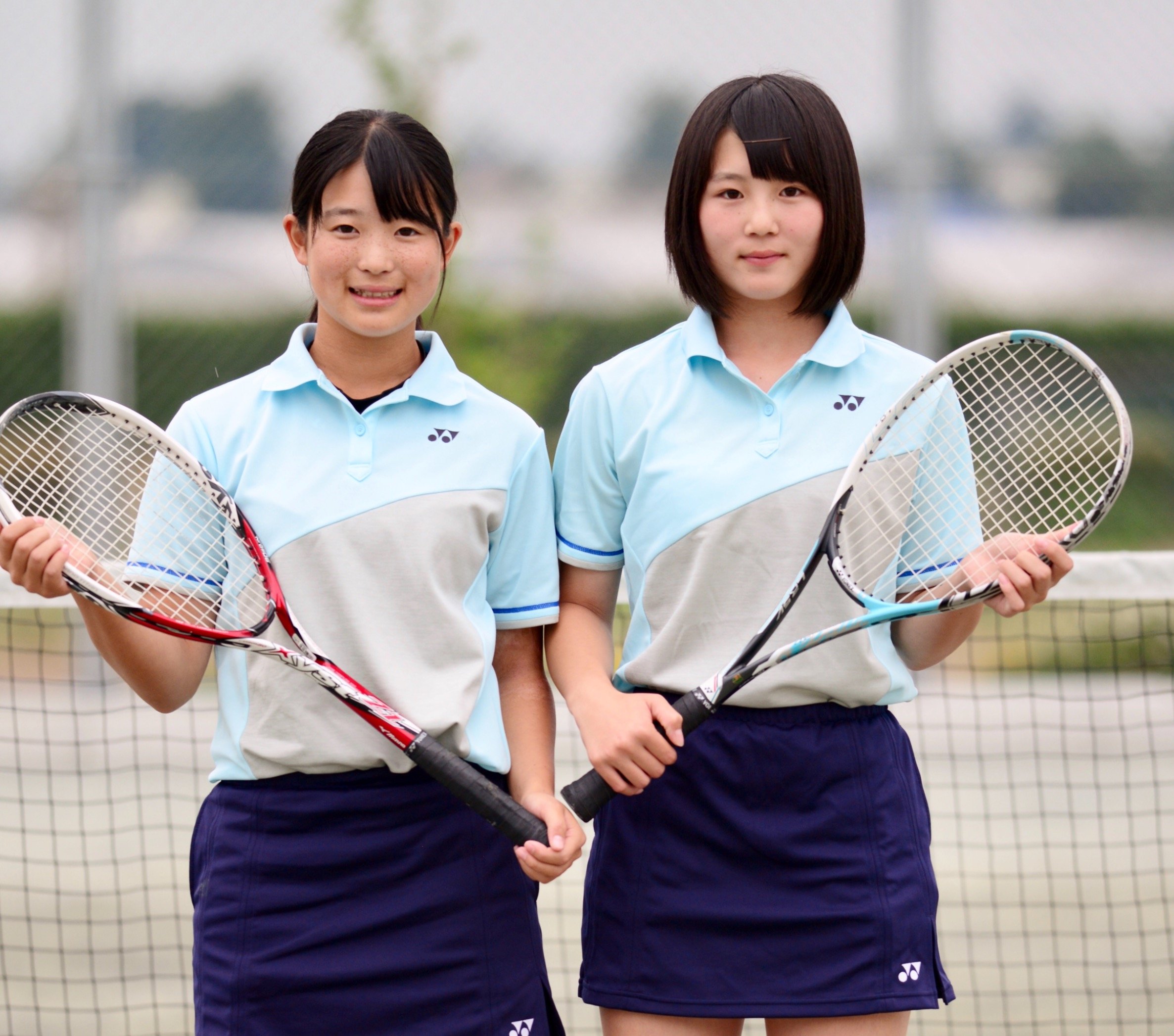 赤堀中テニス部です。