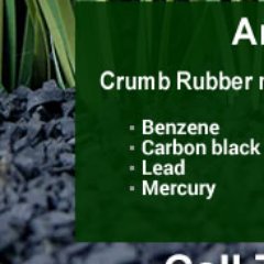 Rubber crumb AFP risks children's health, environment, oceans.
Each pitch contains virgin plastic equal to 1.4M plastic bags, 20K tyres,120 tonnes rubber crumb.