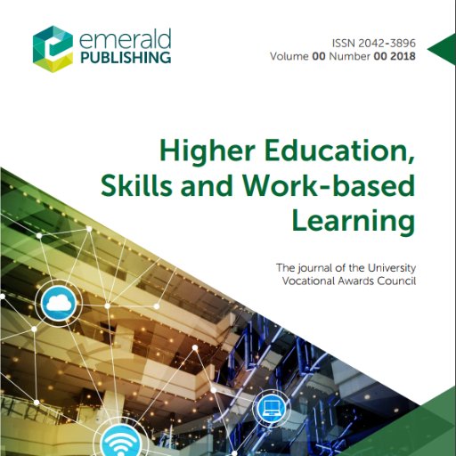 The official journal of the University Vocational Awards Council @UVAC1 - discussion, debate and engagement on all things HE, Skills & work-based learning.