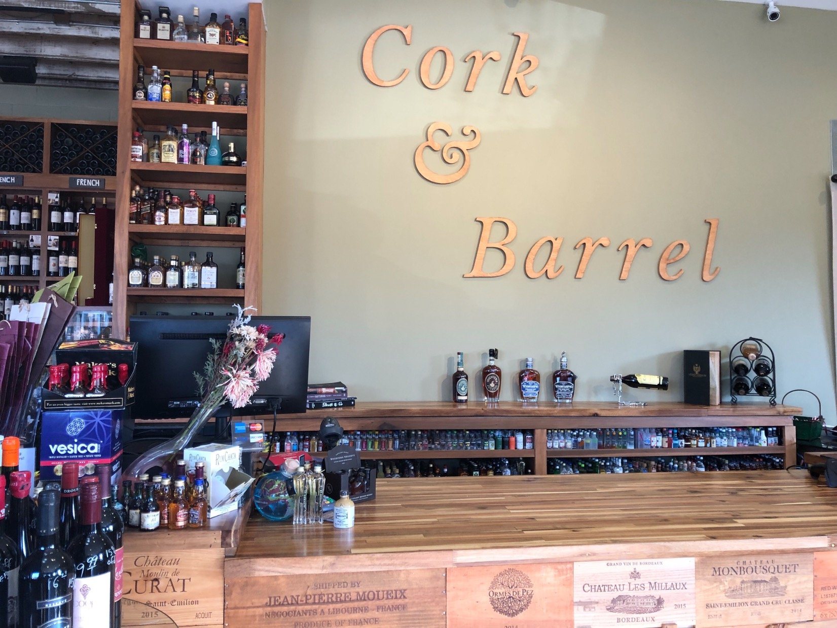 Cork & Barrel local wine shoppe located at 1633 Whitney Ave Hamden, CT.  Come in and enjoy our great selection of fine wine, craft beer, and craft liquor.