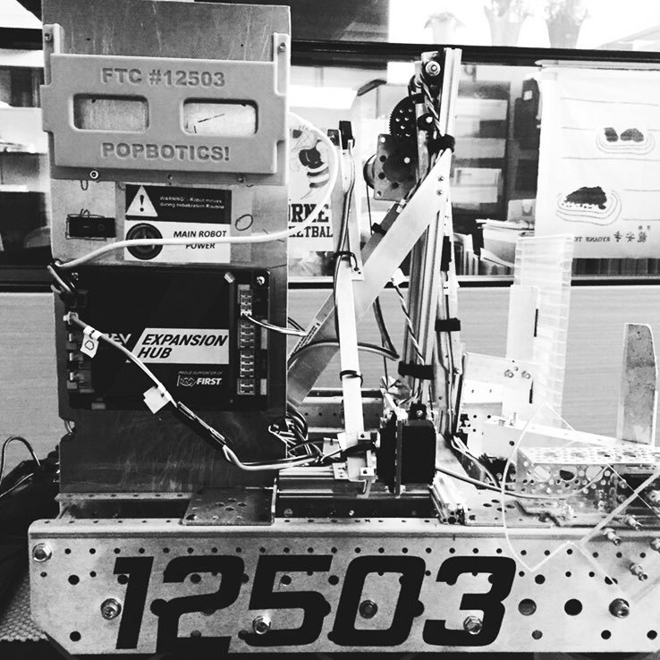 FTC team 12503, from the school Prince of Peace Christian School. We are a first year team.