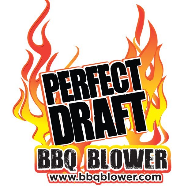 Perfect Draft BBQ Blower controls Airflow and Temperature. Reduces cook time & promotes Healthier Outdoor Cooking!
