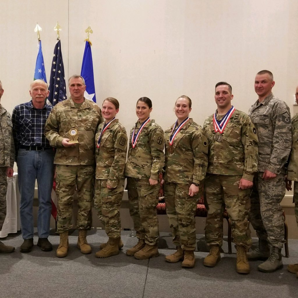 Soldiers and Airmen of the Ohio National Guard Biathlon Team