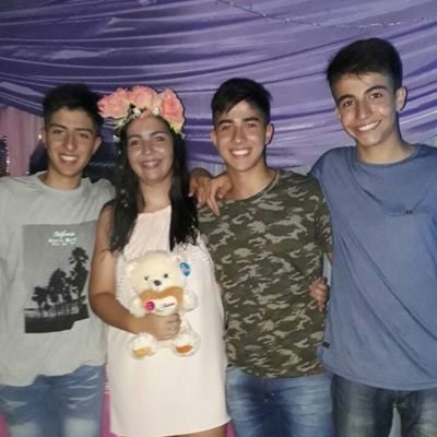 Boca Jrs.Mis amigos y Santi💞.Ed y Abel.