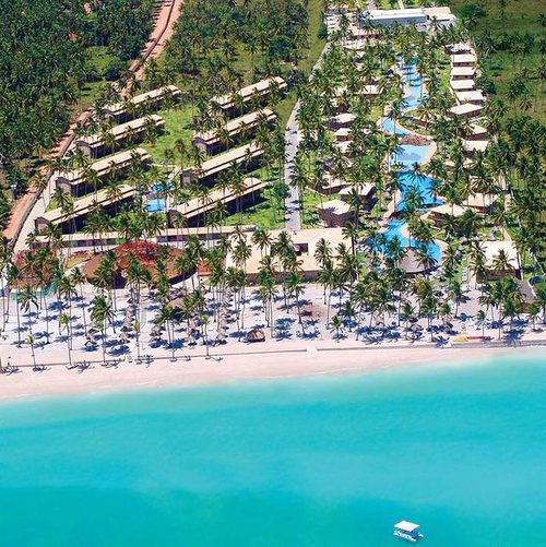Lindo Resort situado na Praia de Ponta de Mangue em Maragogi (Alagoas) - Brasil