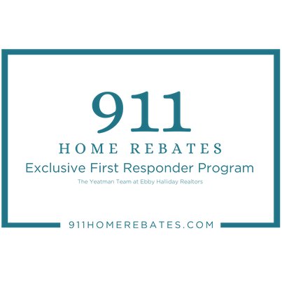 911homerebates's profile picture. Exclusive First Responder Program. -Kelly Ervin, The Yeatman Team at Ebby Halliday Realtors, Texas