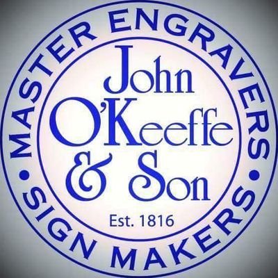 John O'Keeffe and Son Ltd, Est 1816
Master engraver & signwriter,
0151 709 2835
https://t.co/bt7joeeayq
41 Stanhope Street, Liverpool