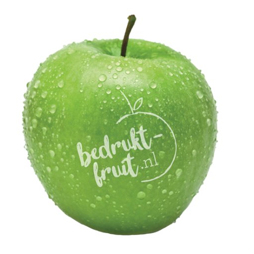 Deel bedrukt fruit uit tijdens een beurs of evenement!