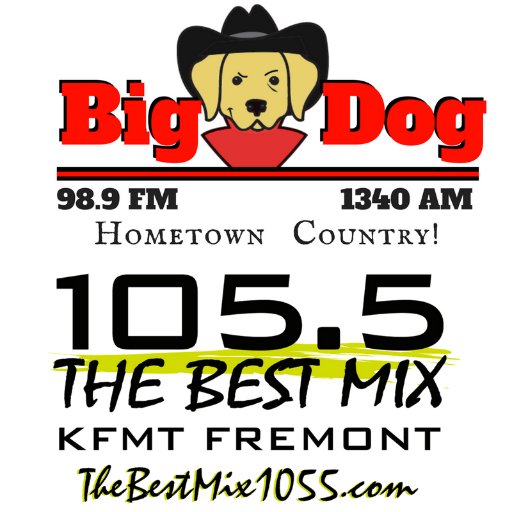The NEW Big Dog 98,9/1340 has all your favorite country hits and The Best Mix 105.5 gives you everything else! Tune in for local news, sports and great music!