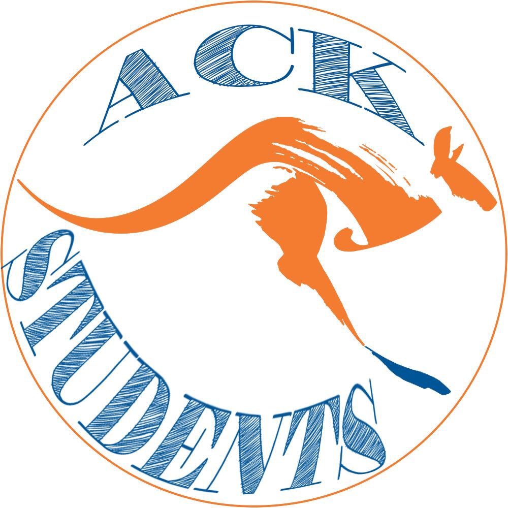 حساب خاص بطلبة ACK نتداول فيه: -اخبار الجامعة -مشاكل الطلبه -الحساب غير رسمي twitter & instagram:@ack__students Snap:ack_students