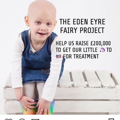 Eden, our bubbly 3 yr old princess who is fighting Neuroblastoma.  Our link: https://t.co/X6iALrx8MP