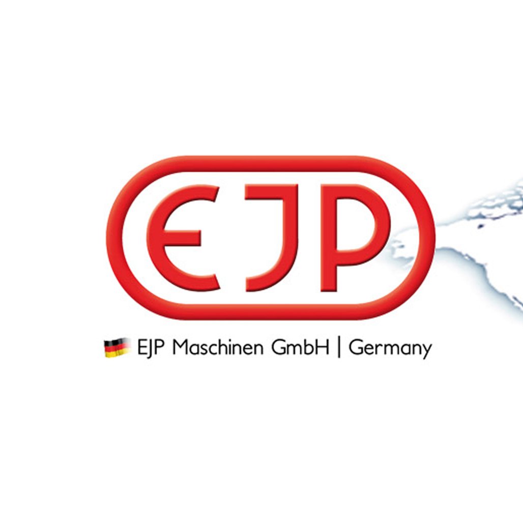 EJP Maschinen GmbH. Geschäftsführer: Jacques Paraskevas, Robert Jungbluth. Adresse: Max-Planck-Str. 4, D-52499 Baesweiler, Germany