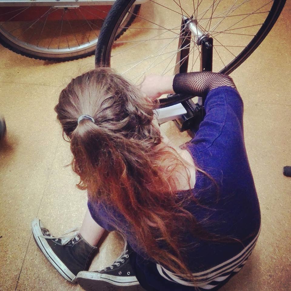 Vie Cycle teaches bike maintenance courses to women+ (trans, intersex & genderqueer).