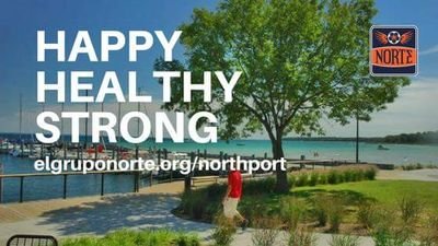 Bike.  Walk.  Be active.  Partnering with Norte to be Northport Strong!