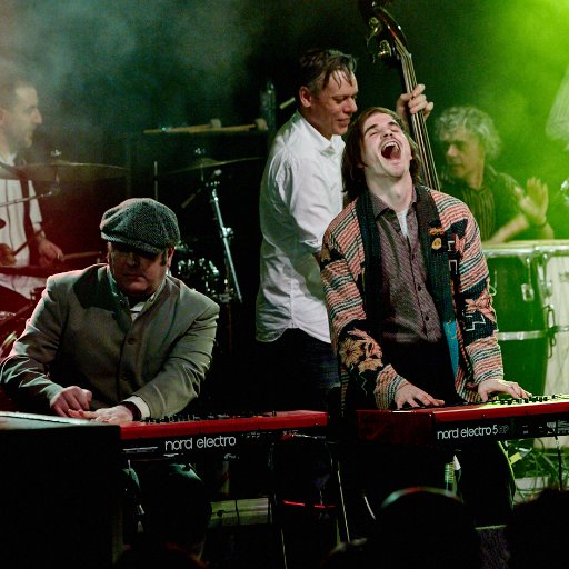 The Invisible Orchestra are an electrifying 16 piece orchestra combining dirty funk, soul and big band with huge orchestral sweeps, Arabic punk and more.
