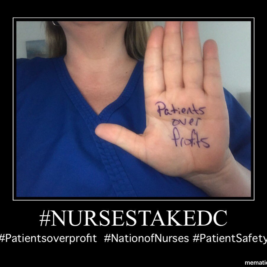 Nurse and Patient advocate. #NursesTakeDC #SafePatientLimits pronouns she/her #45percentagainst45 #expirationdate2020