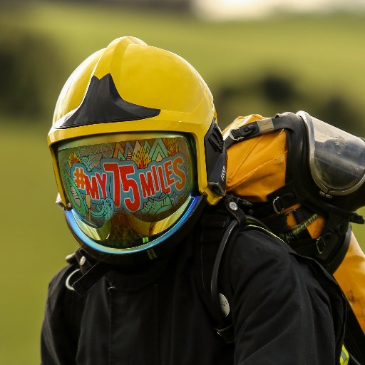 #My75Miles in full firefighter kit, & breathing apparatus. Identity concealed. To sponsor me please visit: https://t.co/qwNLY9hNgY