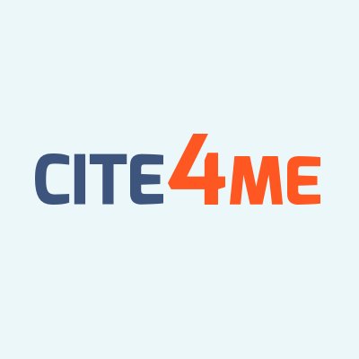 Cite4meorg's profile picture. With this free simple #referencing and #citation tool, you can format papers in the necessary #writing style, have your #titlepage conducted, check #plagiarism.
