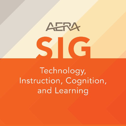 We focus on theoretical foundations, fundamental research & tech advances at the intersection of #Technology, #Instruction, #Cognition & #Learning #AERA20