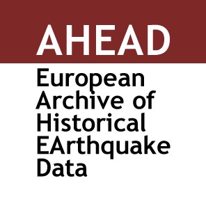 AHEAD is a pan-European, common, and open platform to support the
research on historical earthquake data