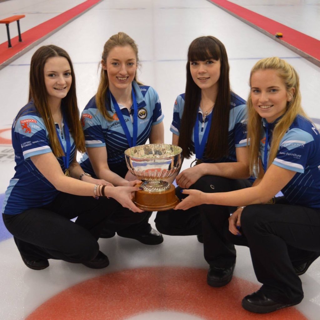 Scottish Junior Champions 2018. Team Scotland at the Worlds in Aberdeen. Skip: @rebeccaem7 Vice: @Amy__MacD Second: @haileeeey97 Lead: @lee_mckenziee