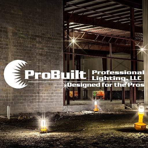 ProBuiltLights's profile picture. ProBuilt Professional Lighting manufactures portable task, construction, utility, industrial and maintenance lighting products. The Total Lighting Solution!