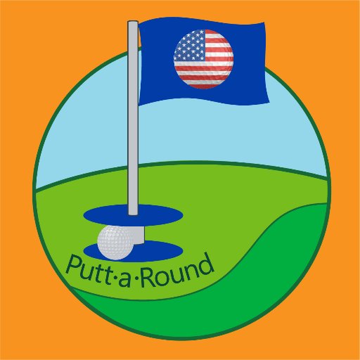 Putt-A-Round catches the ball from any direction for indoor and outdoor putting.  Personalize the flag for the perfect golf gift.