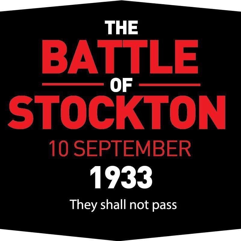 Campaign to commemorate the locals who chased Oswald Moseley's British Union of Fascists out of Stockton-on-Tees on the 10th September 1933.