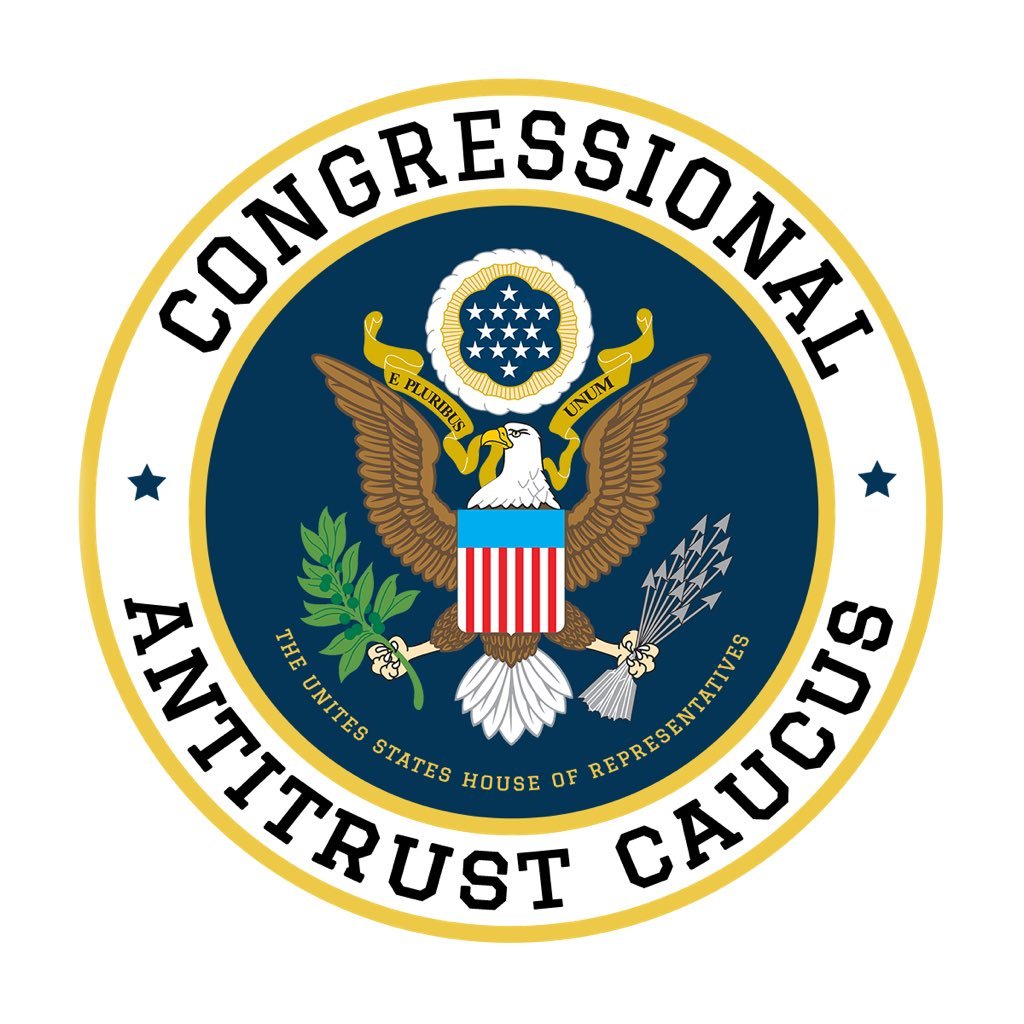Official account of the Antitrust Caucus, dedicated to fighting corporate monopolies, creating economic opportunity, and making the economy work for everybody.