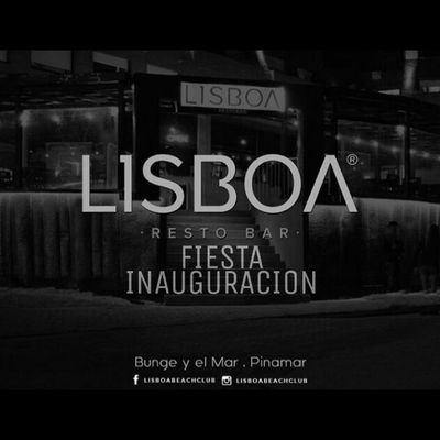 Volvio la fiesta a Pinamar ! 🎉
Una propuesta nueva y diferente 😉
LISBOA.
Bunge y Av del Mar.