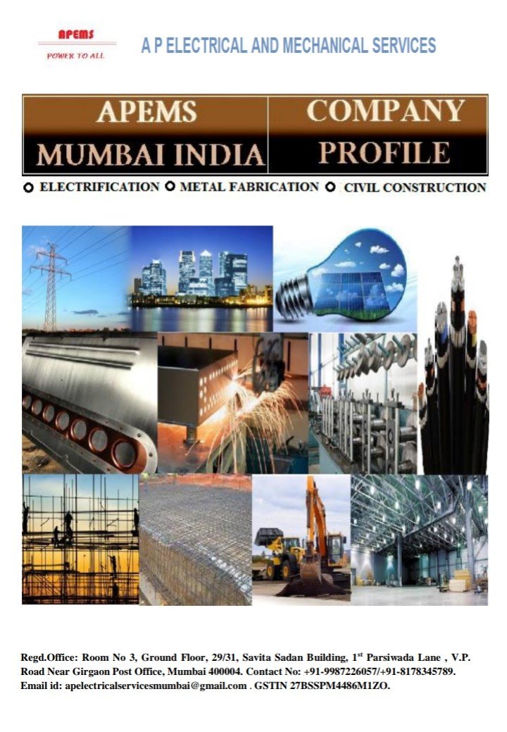 Electrical Maintenance, Earthing Lighting etc wiring, AMC service and Maintenance, Pipeline Corrosion Control, Maintenance of DG Motor Transformer HVAC VRF AHU