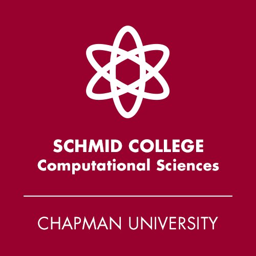 ChapmanSCS's profile picture. Home of Computer Science, Physics, Math, Software Engineering, Game Development, Data Science and Computational Science at Chapman University