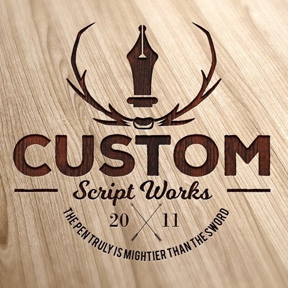 CScriptWorks's profile picture. UNIQUE. CUSTOM. BESPOKE. Each one of our hand-crafted pens is unique and one of a kind, just like you are.