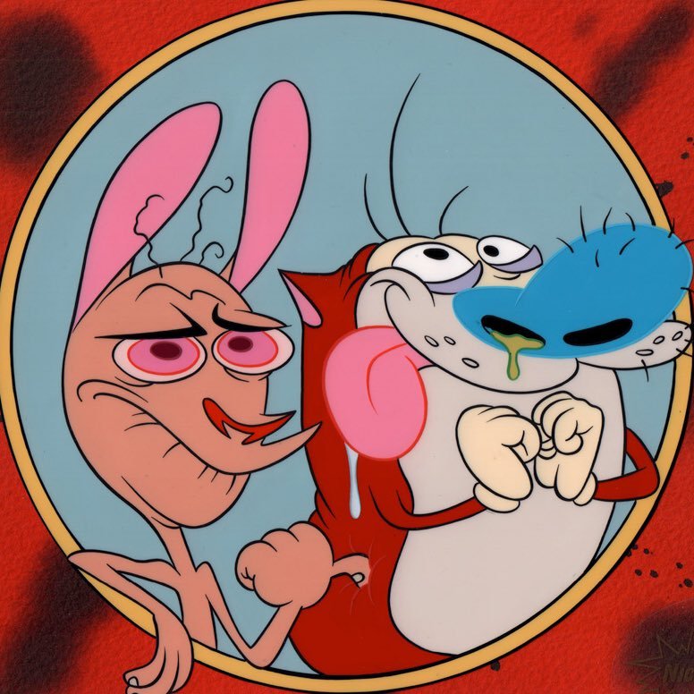 Close ups from Ren and Stimpy