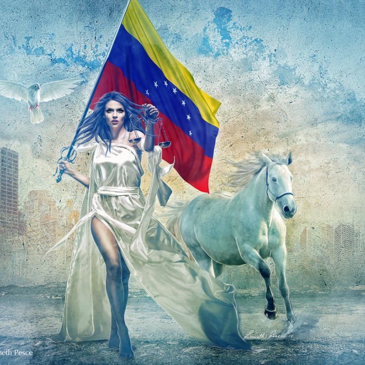 Venezolana,caraqueña.Muera la tiranía,viva la Libertad!.