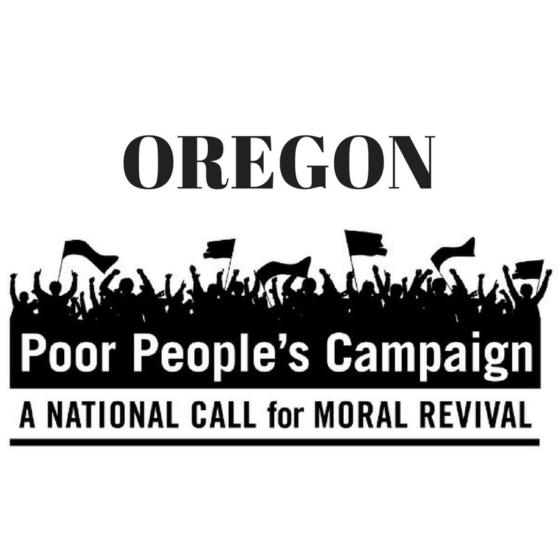 We're Oregonians lifting up the National Call for Moral Revival! #PoorPeoplesCampaign