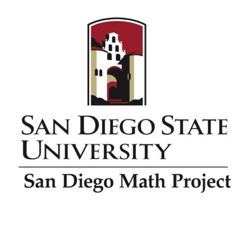 Loving Learning Teaching Math! The San Diego Math Project supports powerful math teaching in San Diego, CA. Housed at @SDSU #CRMSE.