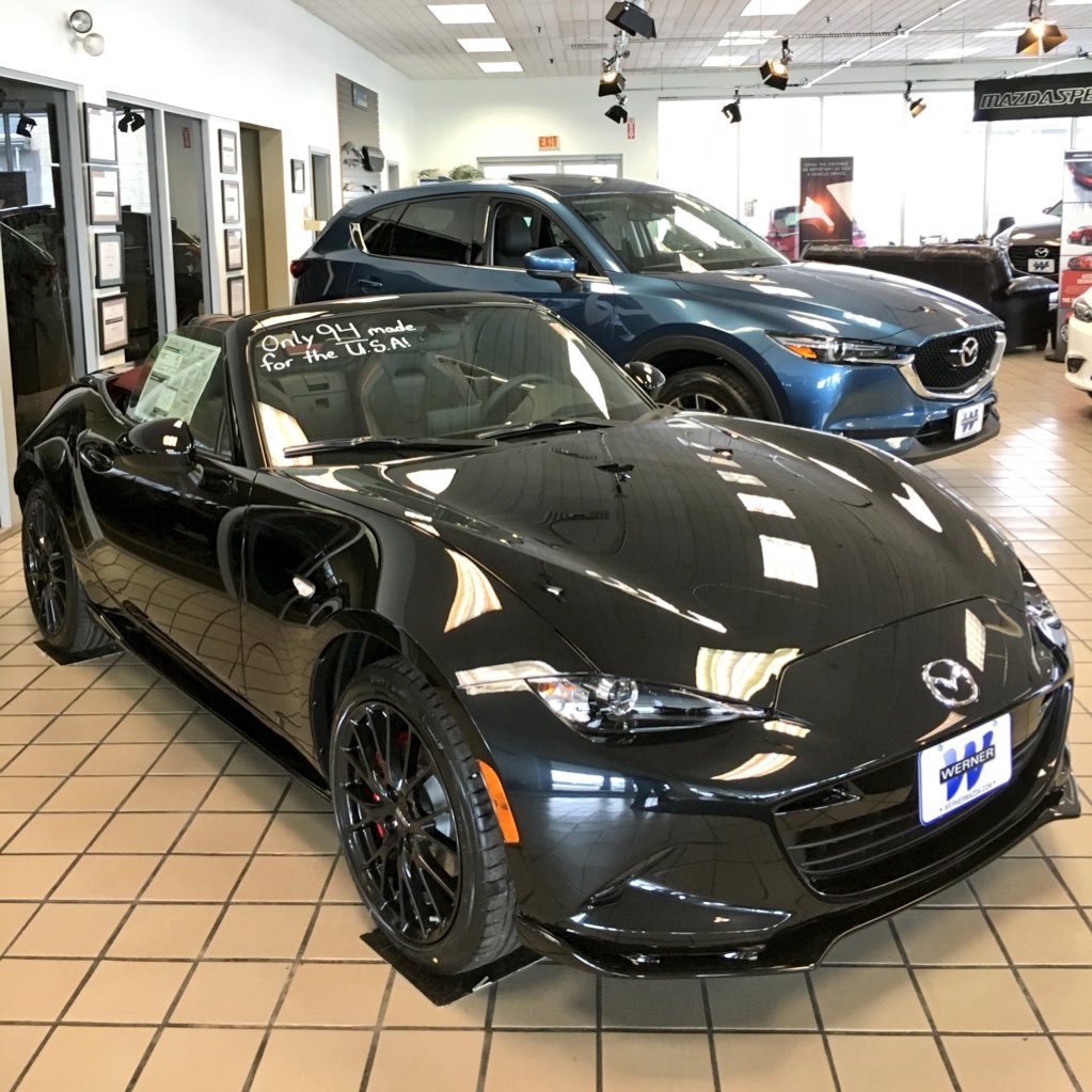 Werner Mazda home of Northern New England's highest volume Mazda dealer. Corner of S. Willow St. and Huse Rd.