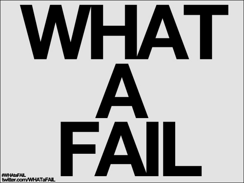 WHATaFAIL's profile picture. Tweeting the best of fail situations to you since May 2010. #WHATaFAIL : @reply your FAIL situations for us to post & follow if you want !
