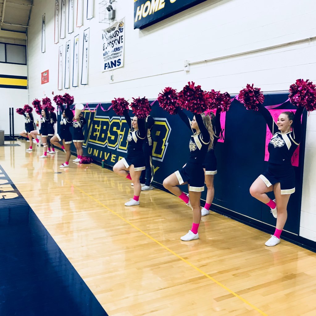 The official account of Webster University's Competitive Cheerleading Squad! Contact Coach Barton for any questions! jamesbarton41@webster.edu