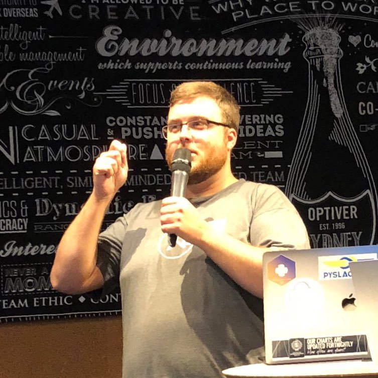 seansonbronson's profile picture. Python, DevOps, k8s, Dad. He/Him. I help run #SyPy. If I was important enough that my views reflected those of my employer I wouldn't have to mention it.