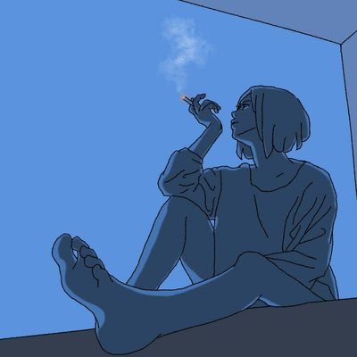 夏 あぁそういえば Ismoking 歩きタバコダメ絶対 たばこ タバコ 煙草 喫煙女子 煙草女子 夕日 夕暮れ 梅雨入り イラスト イラスト好きな人と繋がりたい イラスト デザイン 絵 絵描きさんと繋がりたい ドローイング Illustration Design