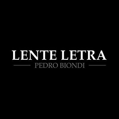 lenteletra's profile picture. Literatura e fotografia por Pedro Biondi
