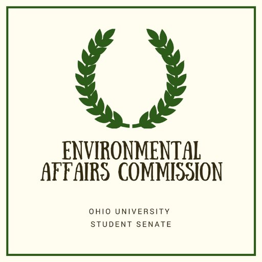 The official Twitter account of the Environmental Affairs Commission for @OHIOUSenate | Advocating for environmental causes on @OhioU's campus!