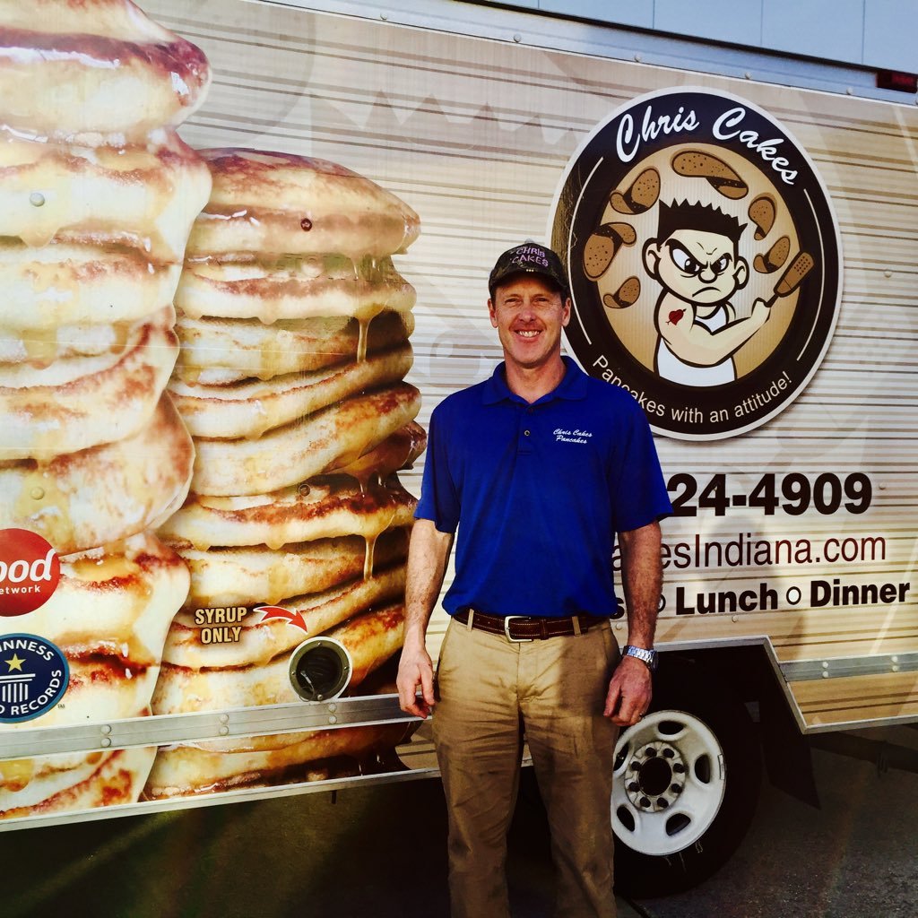 chriscakesin's profile picture. Pancake catering for all occassions. Add a small dose of humor and some fancy pancake flipping and you have a show that people just love. Just added...crepes!