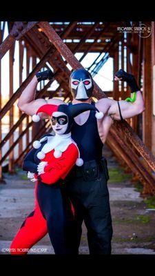 We're cosplayers, performers, bodybuilders, husband/wife, and we use our cosplaying hobby to raise money for animal charities!