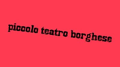 Band. Trento (Italy). Ci trovate nei piccoli teatri borghesi.