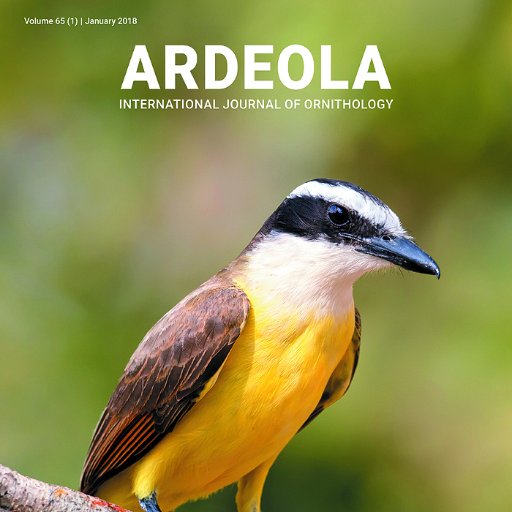 Ardeola is the official scientific journal of SEO/BirdLife, founded in 1954 / Ardeola es la revista científica de @SEO_BirdLife, fundada en 1954.