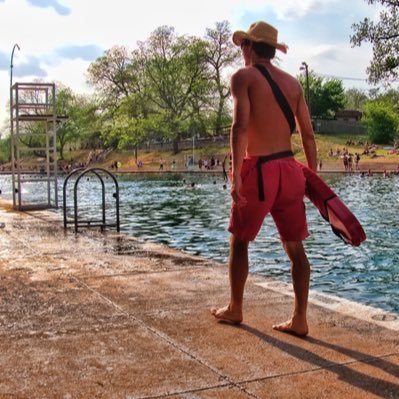 Barton Springs Pool, Austin Tx, 68 degrees, open year round. Remember, Save our Springs for future generations. #JumpIn