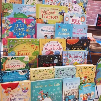 A wonderful collection of Usborne books to offer. My aim is to get as many books into the hands of children as possible.